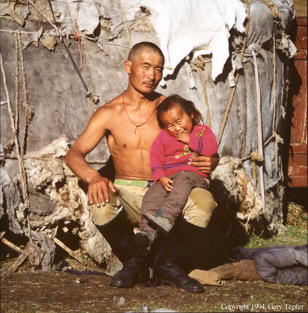 Father and Son, Western Mongolia