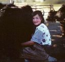 Girl Milking Yak, Altay Mtns.