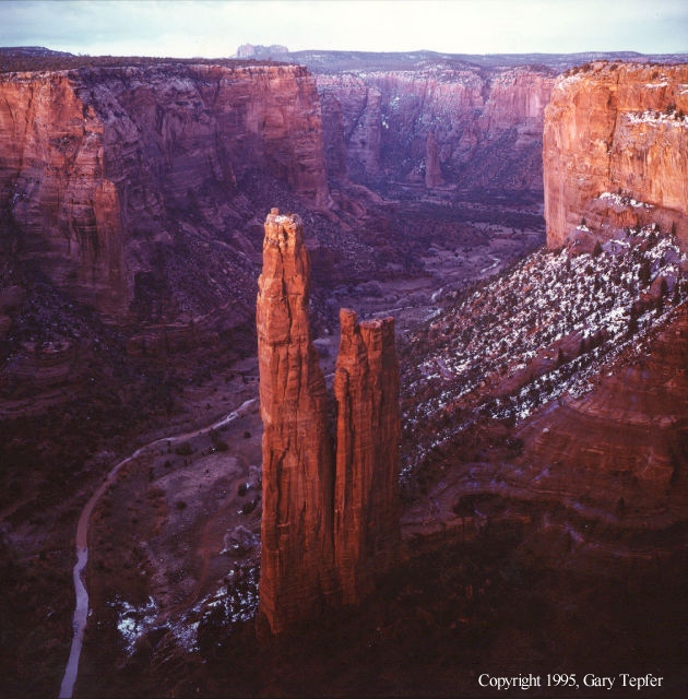 Spider Rock at Sunset, Canyon de Chelly