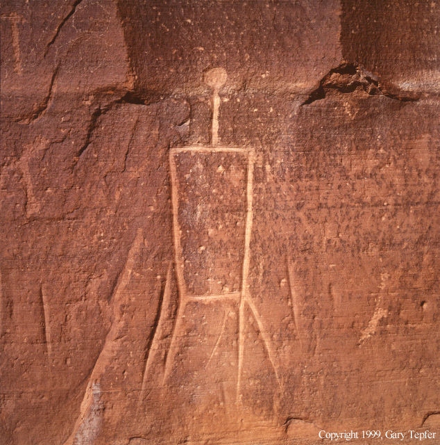 Archaic Petroglyph, Canyon del Muato