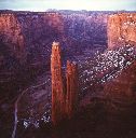 Spider Rock at Sunset, Canyon de Chelly